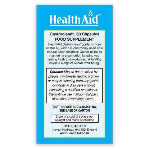 Castroclean (Castor Oil) 700mg Capsules