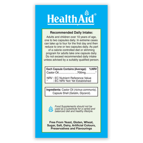 Castroclean (Castor Oil) 700mg Capsules