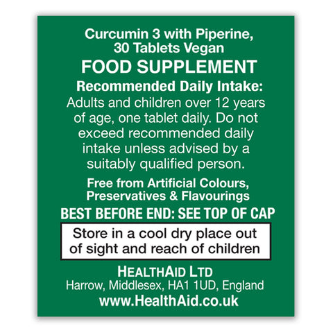 Curcumin 3 Tablets