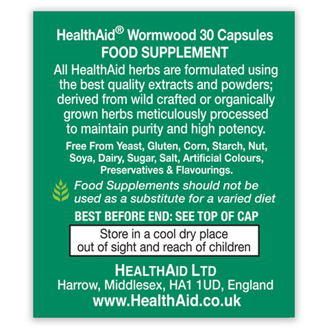 Wormwood 350mg Vegicaps