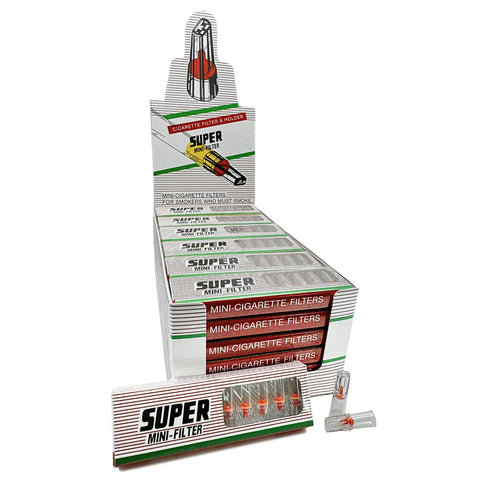 Super Mini Cigarette Filters (Red)