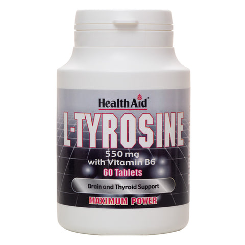L-Tyrosine 550mg + Vitamin B6 Tablets