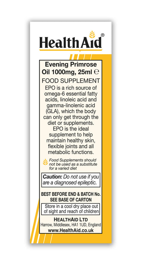 Evening Primrose Oil - HealthAid