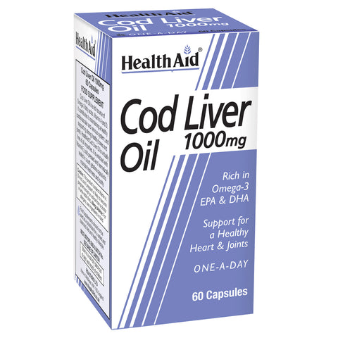 Cod Liver Oil 1000mg Capsules