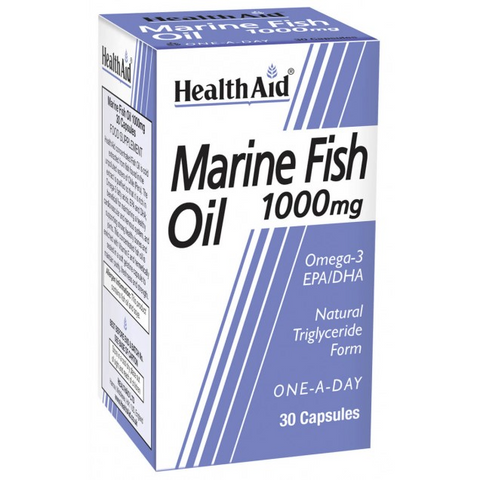 Marine Fish Oil 1000mg Capsules - HealthAid