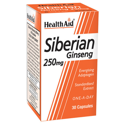 Siberian Ginseng 250mg Capsules