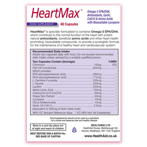 HeartMax Capsules - HealthAid