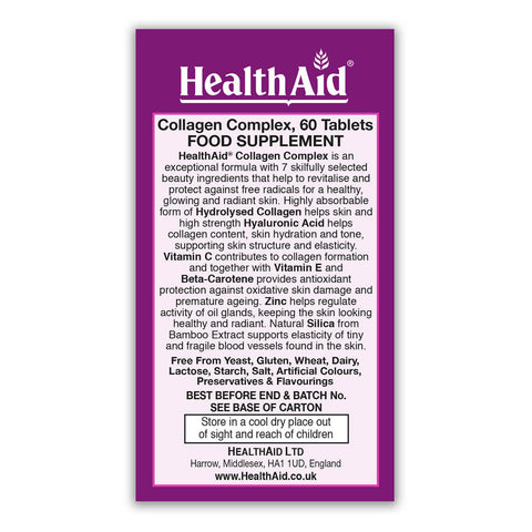 Collagen Complex Tablets - HealthAid
