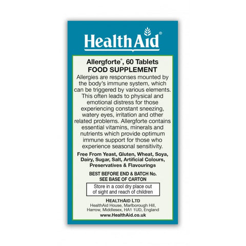AllerGForte® Tablets - HealthAid
