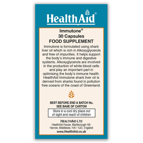 Immutone® Shark Liver Oil 1000mg Capsules
