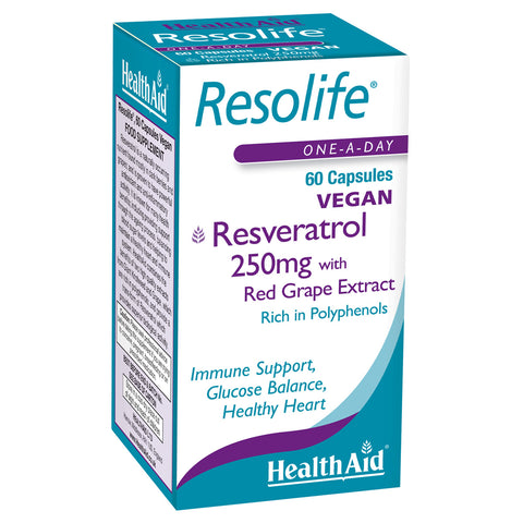 ResolifeĀ® (Resveratrol 250mg) Capsules