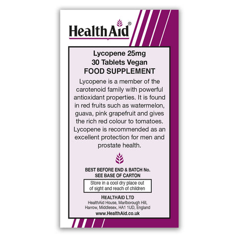 Lycopene 25mg Tablets