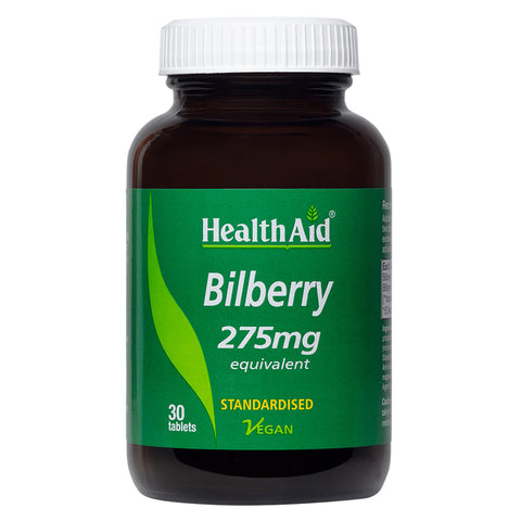 Bilberry 275mg Equivalent Tablets