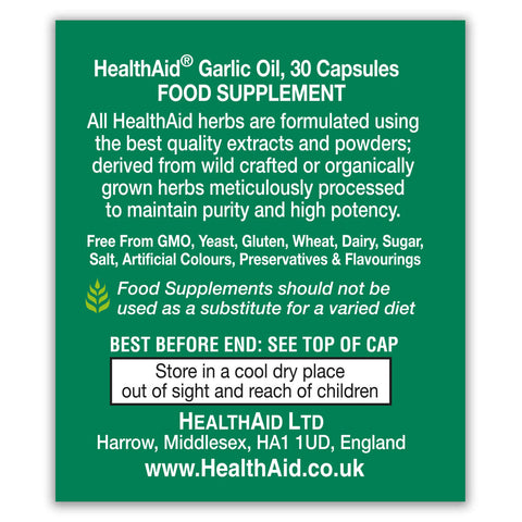 Garlic Oil 2mg Capsules