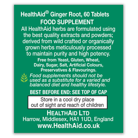 Ginger Extract 560mg Tablets