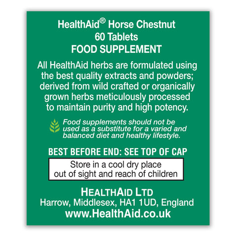 Horse Chestnut 1000mg Tablets