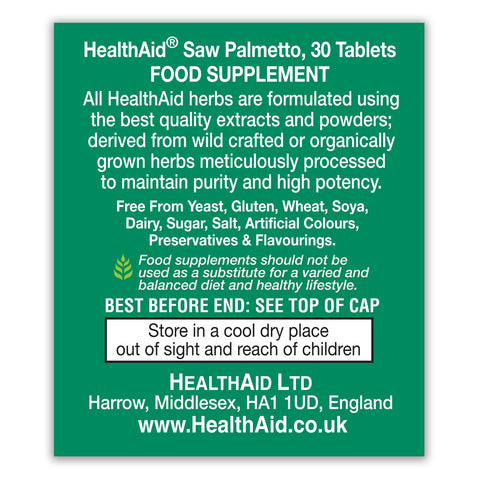 Saw Palmetto Tablets