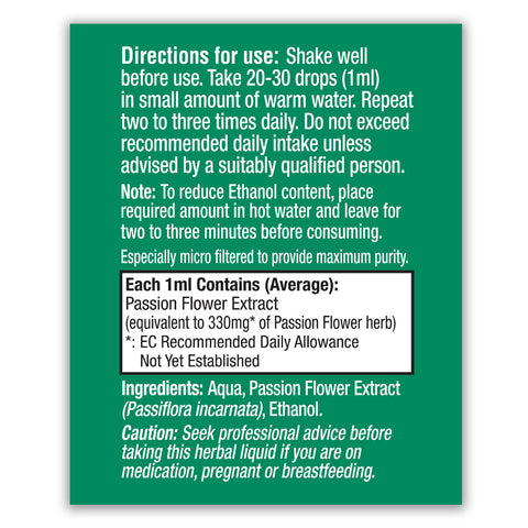 Passion Flower (Passiflora incarnata) Liquid