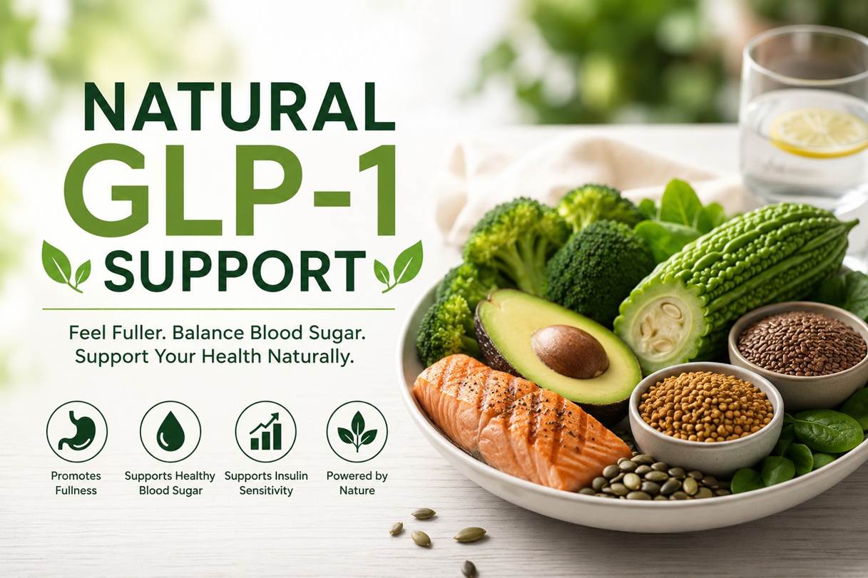 GLP-1 Support: Feel Fuller, Crush Sugar Cravings, Support Healthy Weight