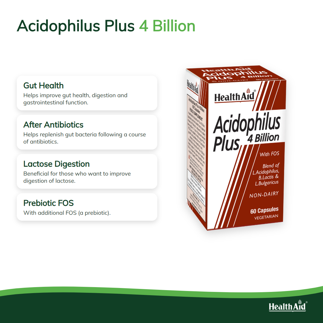 Acidophilus Plus 4 Billion Vegicaps