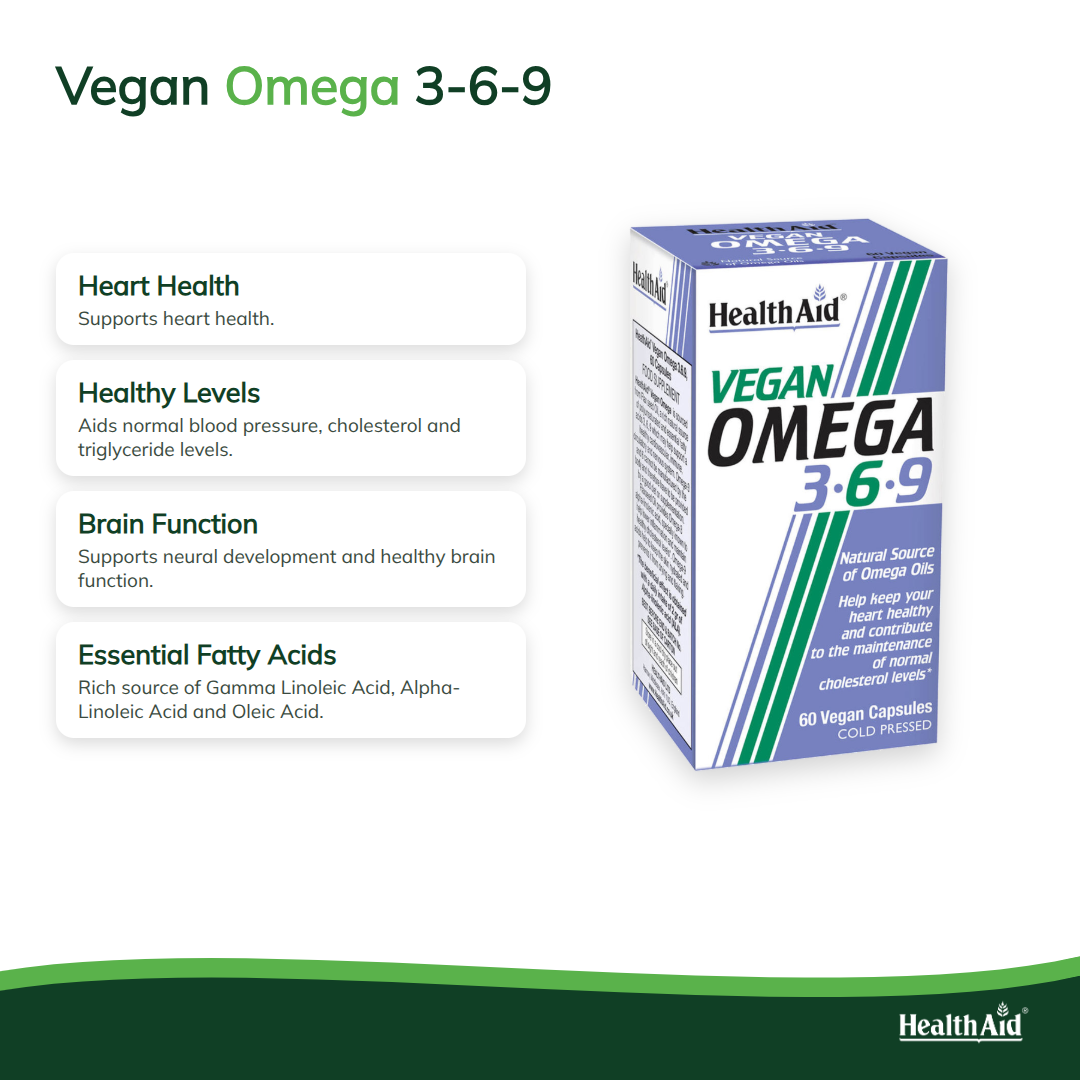 Vegan Omega 3 - 6 - 9 Capsules
