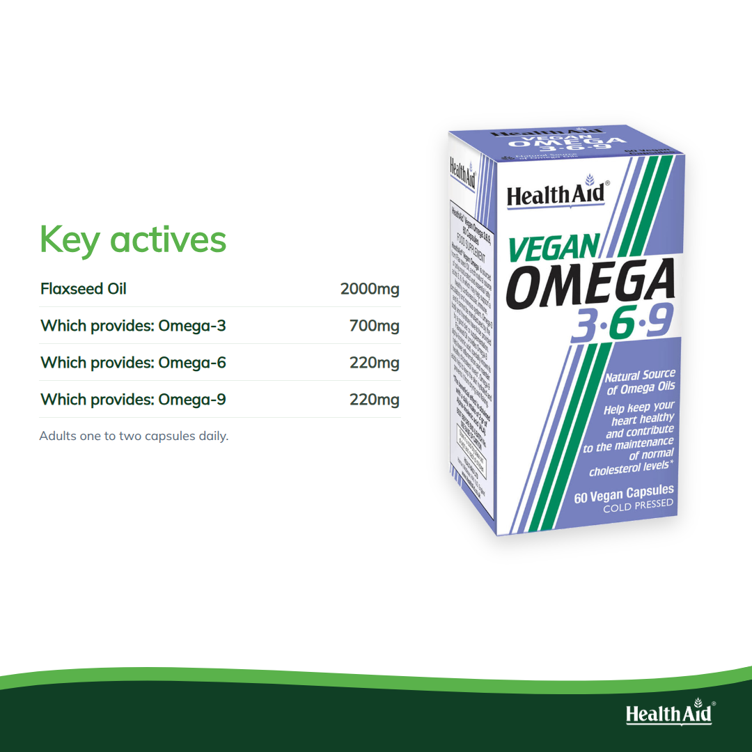 Vegan Omega 3 - 6 - 9 Capsules