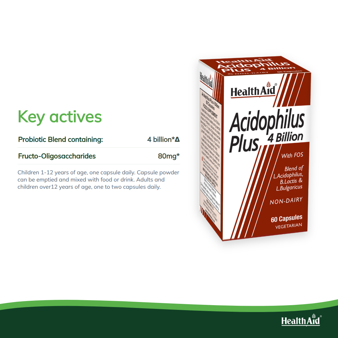 Acidophilus Plus 4 Billion Vegicaps