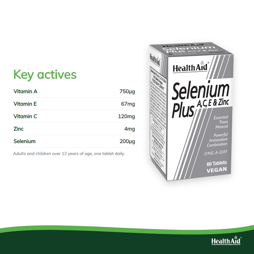 Selenium Plus (Vitamins A, C, E & Zinc)