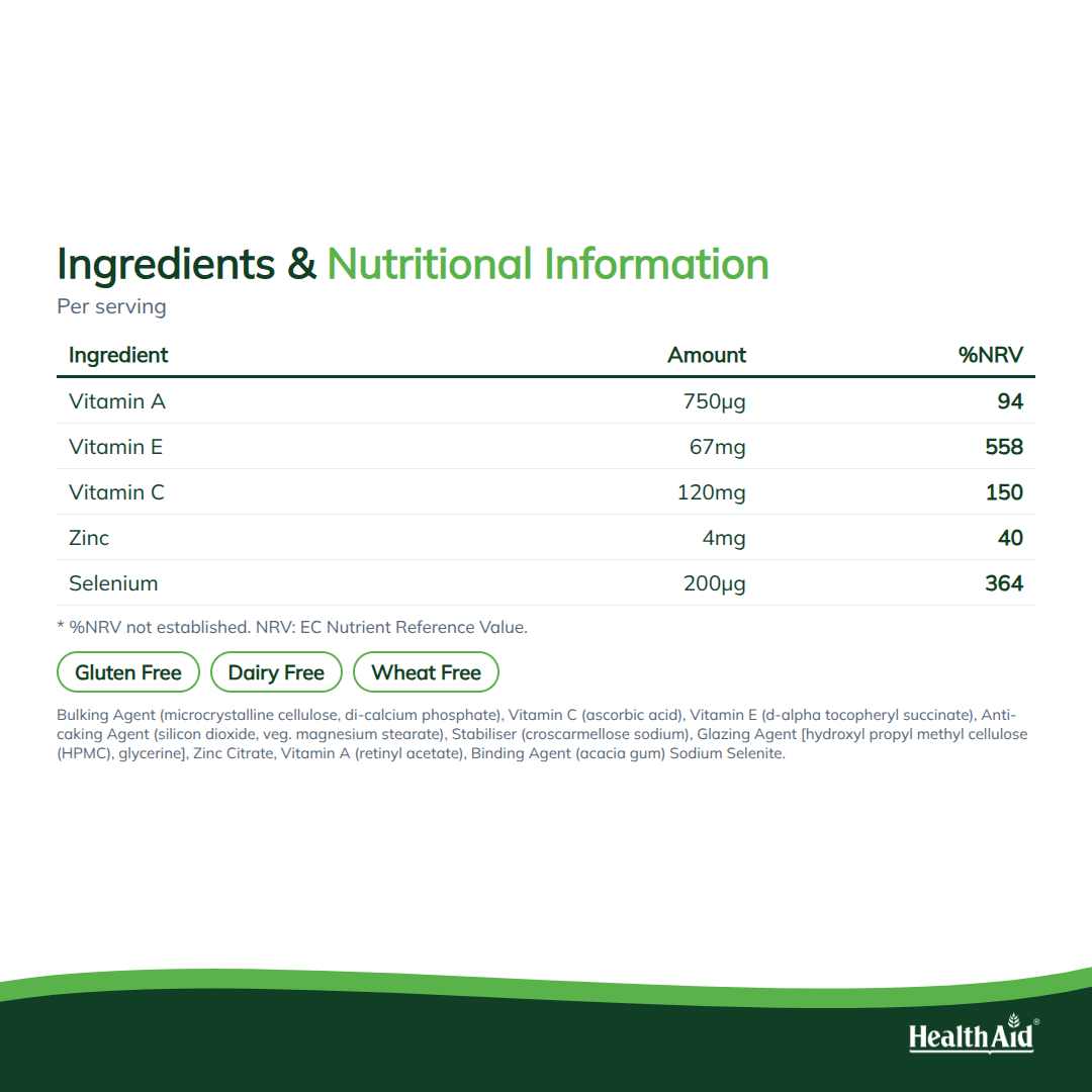 Selenium Plus (Vitamins A, C, E & Zinc)