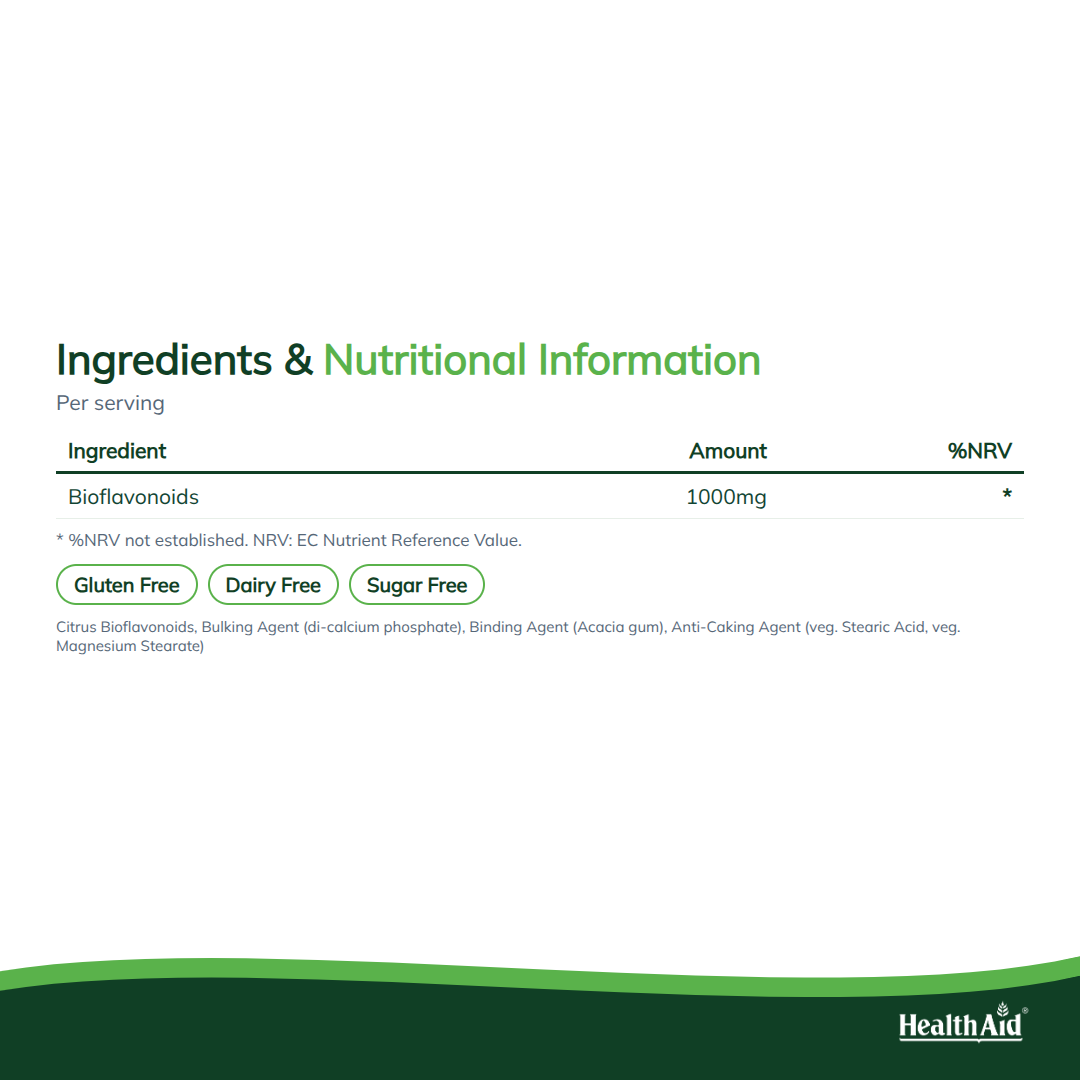 Citrus Bioflavonoid 1000mg Tablets
