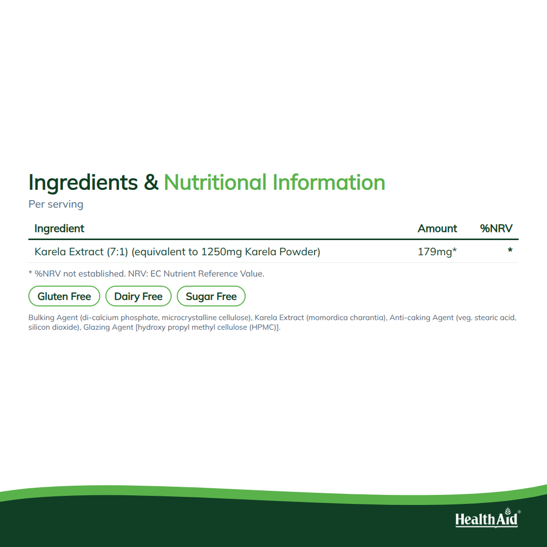 Karela Extract 1250mg Tablets