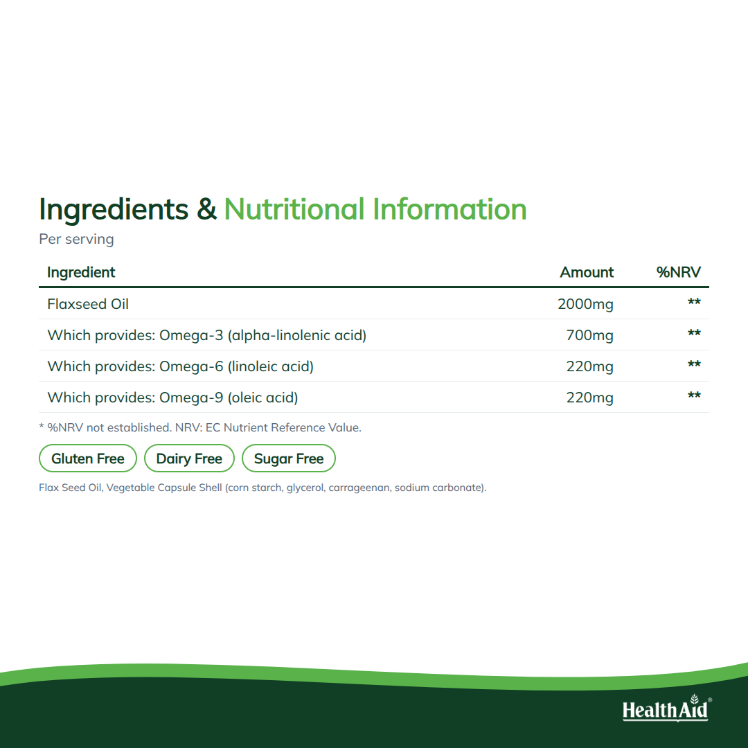 Vegan Omega 3 - 6 - 9 Capsules