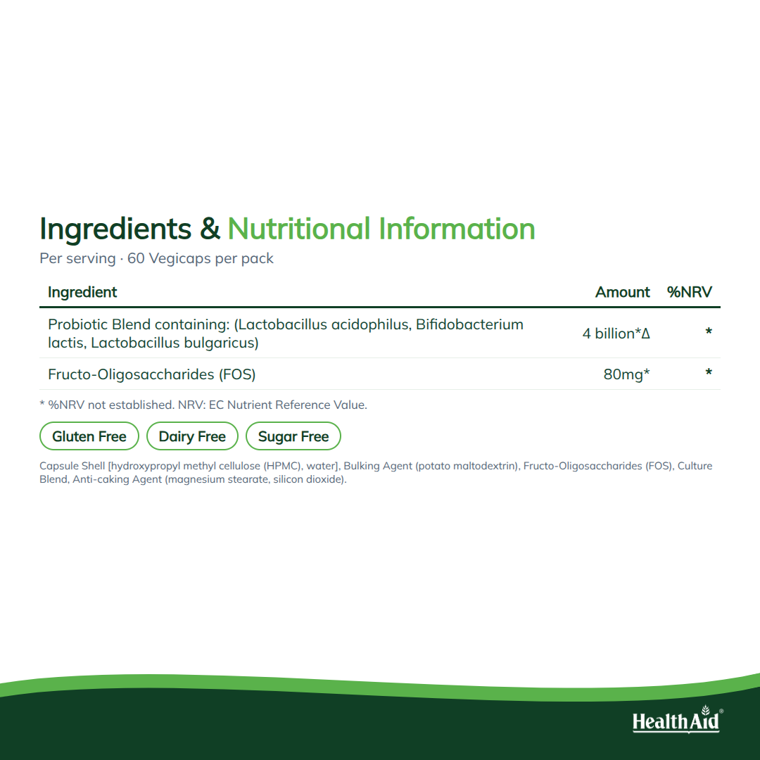 Acidophilus Plus 4 Billion Vegicaps
