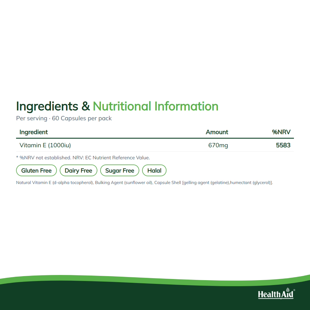 Vitamin E 1000iu Capsules