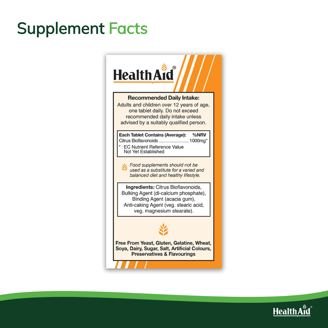 Citrus Bioflavonoid 1000mg Tablets