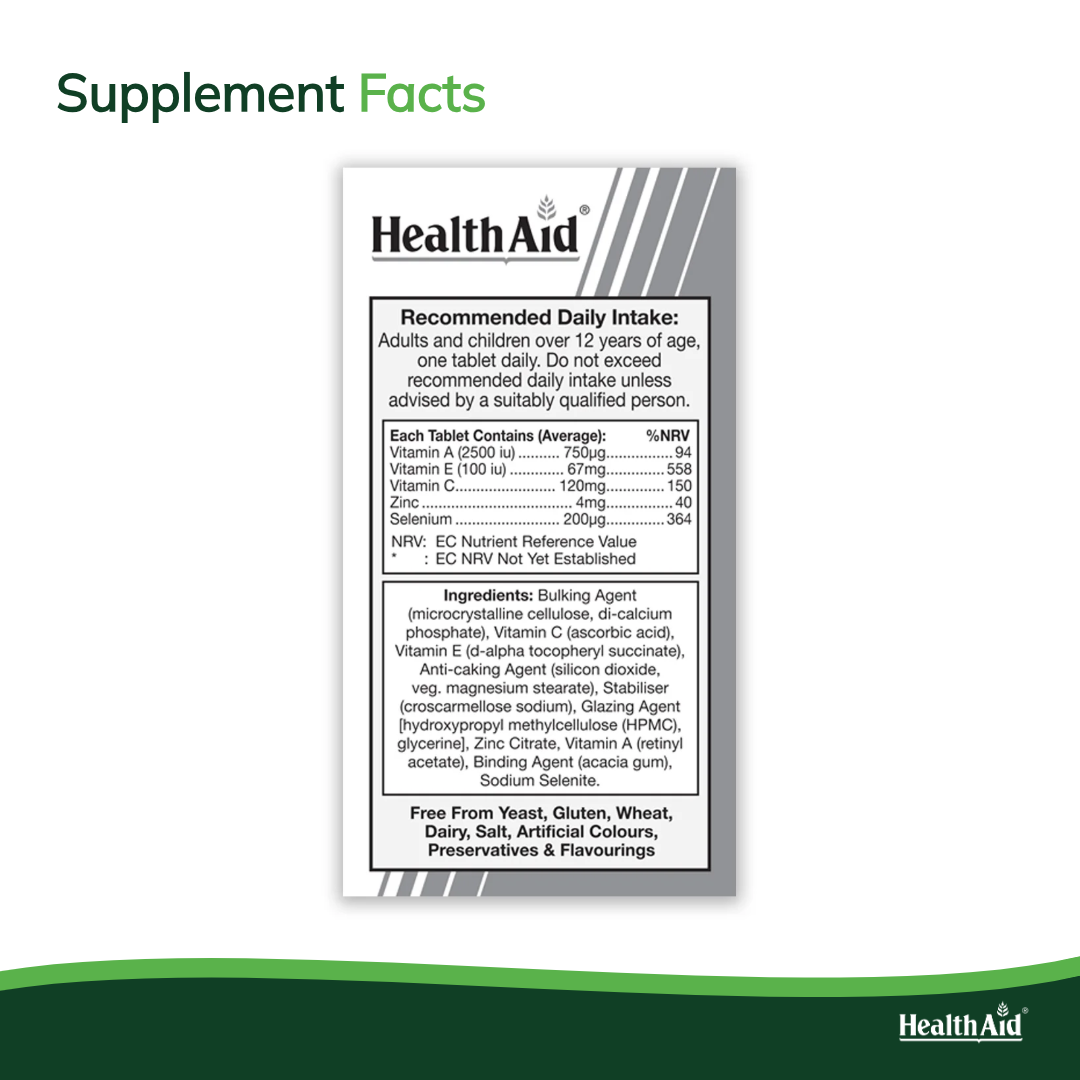 Selenium Plus (Vitamins A, C, E & Zinc)