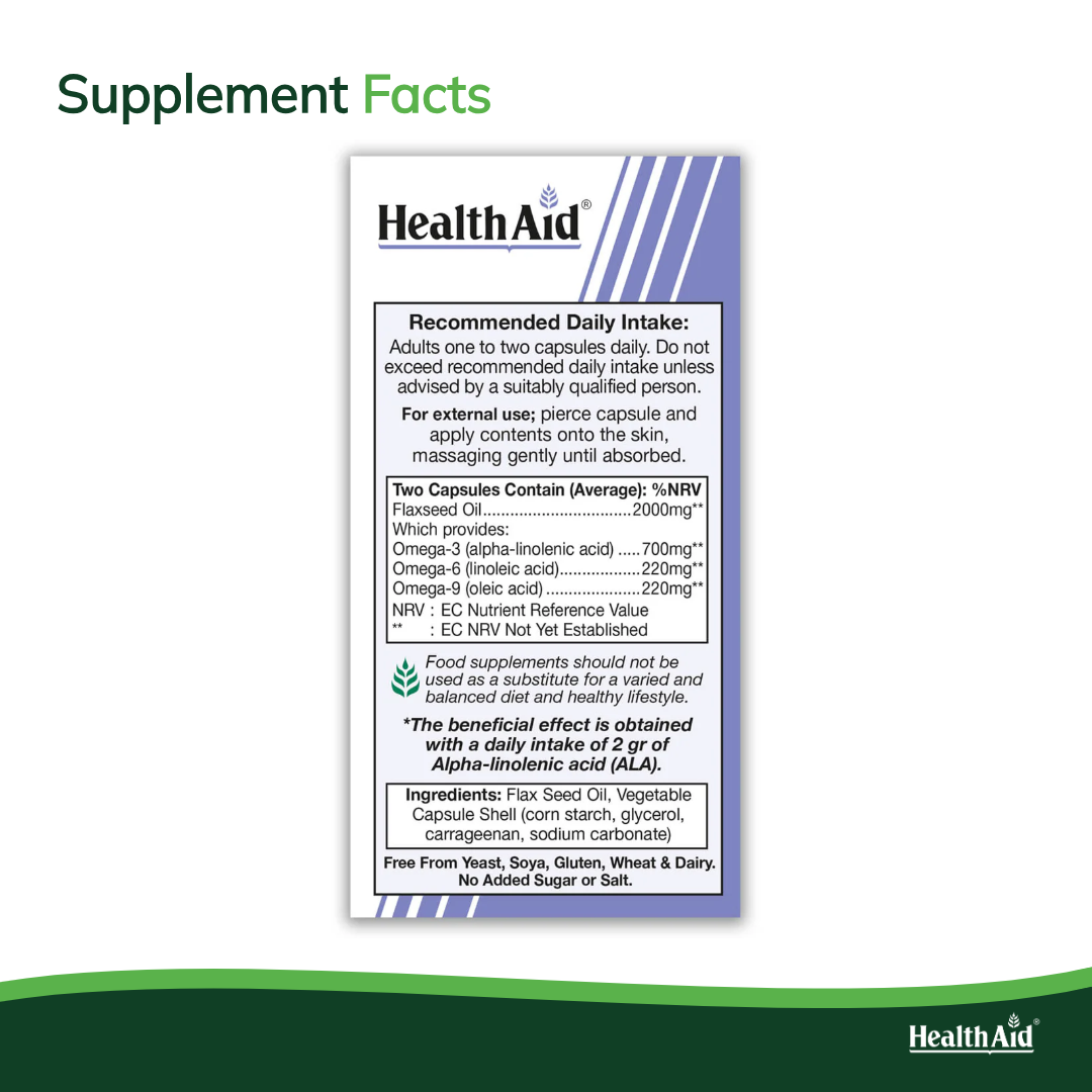 Vegan Omega 3 - 6 - 9 Capsules
