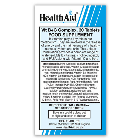 Vit B+C Complex Tablets