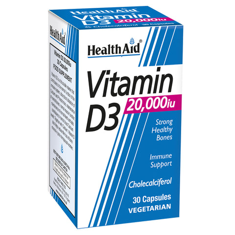 Vitamin D3 20,000iu Vegicaps