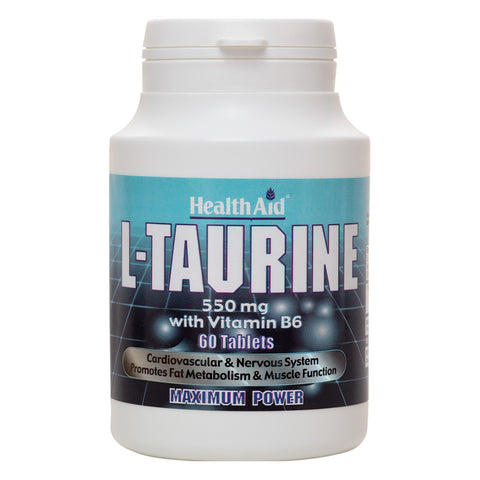 L-Taurine 550mg+ Vitamin B6 Tablets