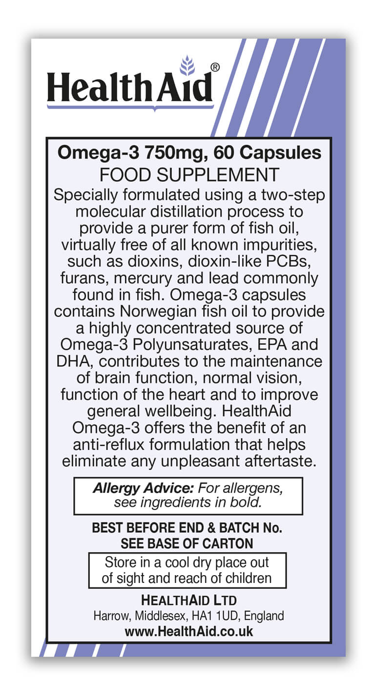 Omega 3 750mg Capsules