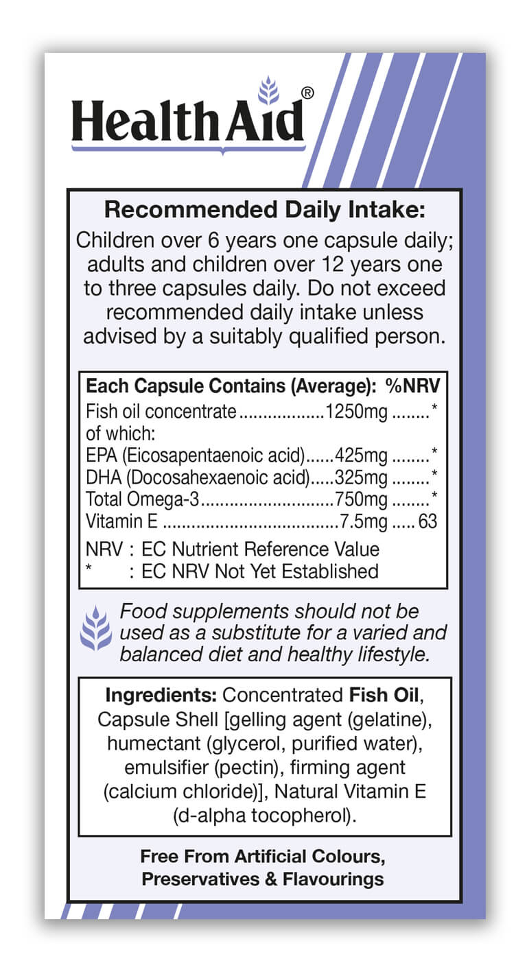Omega 3 750mg Capsules