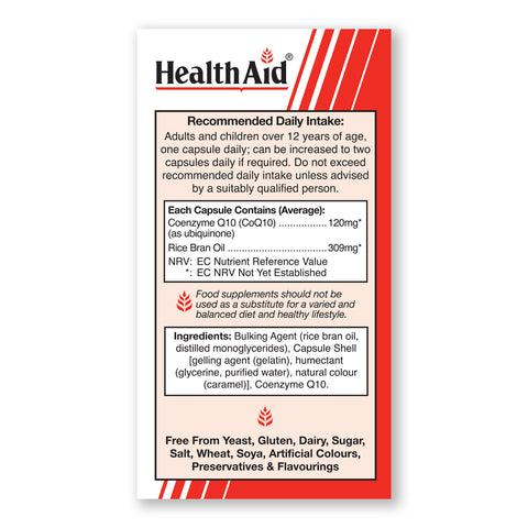 CoQ10 120mg (Coenzyme Q10) Capsules