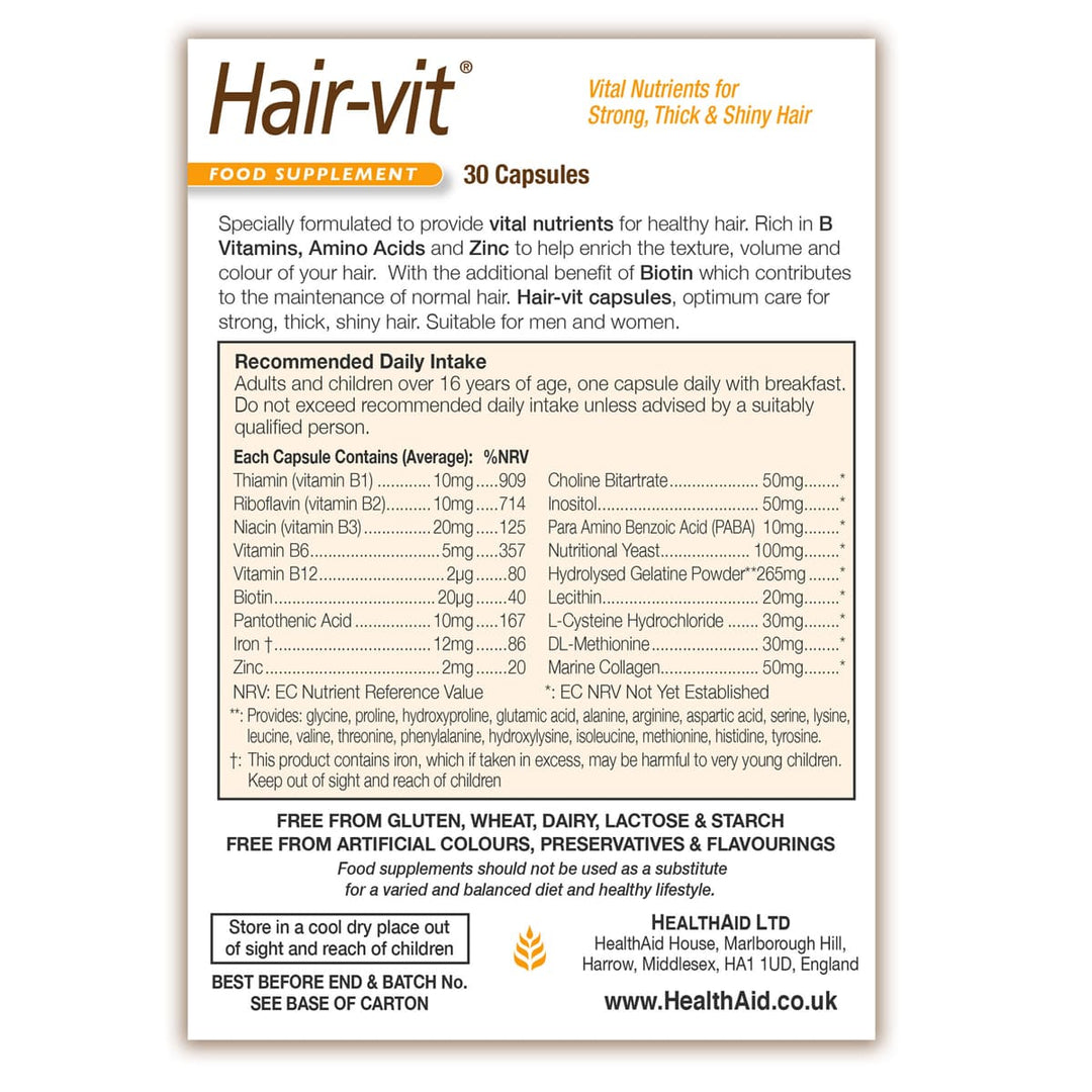 Hairvit® Capsules HealthAid®