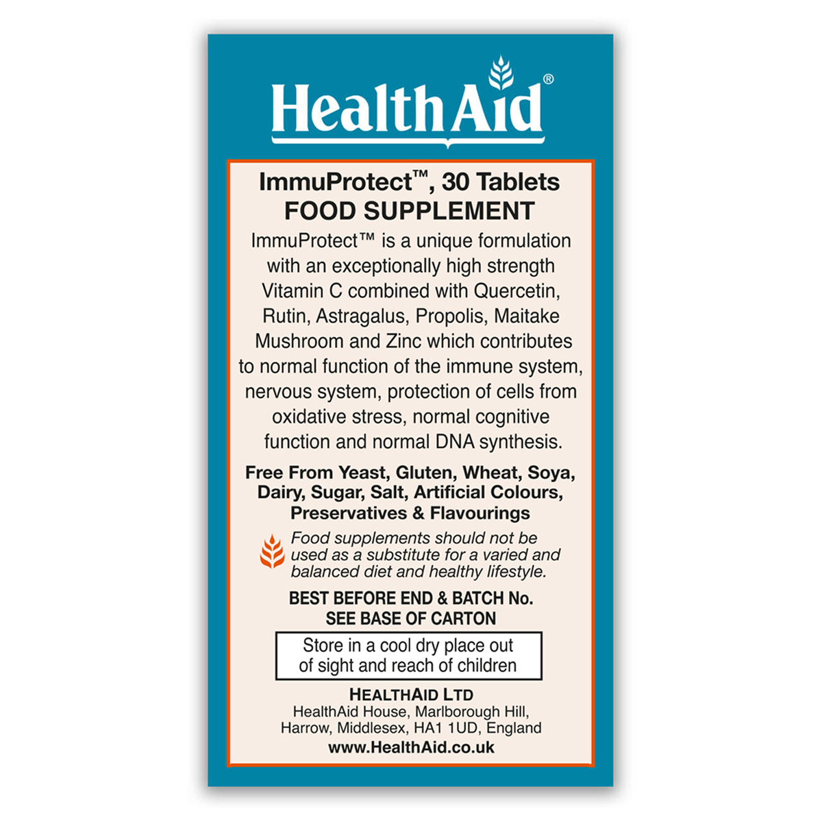 ImmuProtect® Tablets - HealthAid