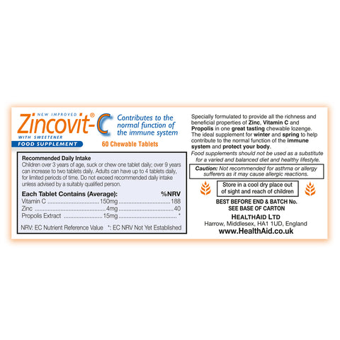 Zincovit®-C Tablets