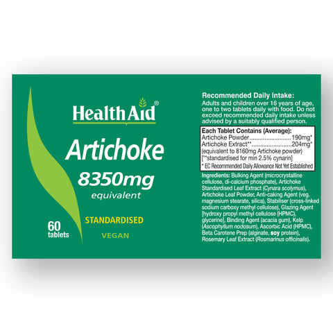 Artichoke 8350mg Tablets