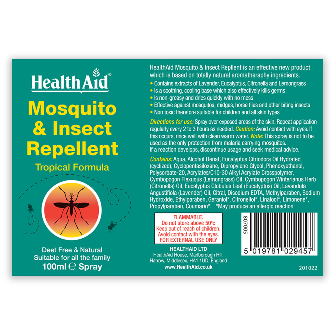 Mosquito & Insect Repellent Spray HealthAid®