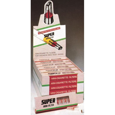 Super Mini Cigarette Filters (Red) - HealthAid