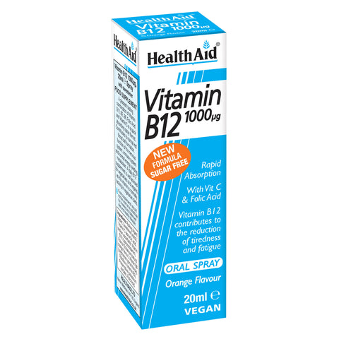 Vitamin B12 (Cyanocobalamin) Spray - HealthAid